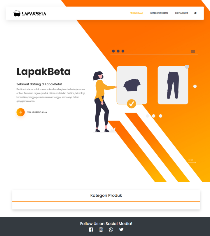 Portofolio Lapak Beta - Toko Online Barang Serbaguna Berbasis Website