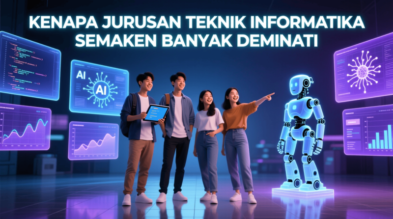 kenapa jurusan teknik informatika semakin banyak diminati