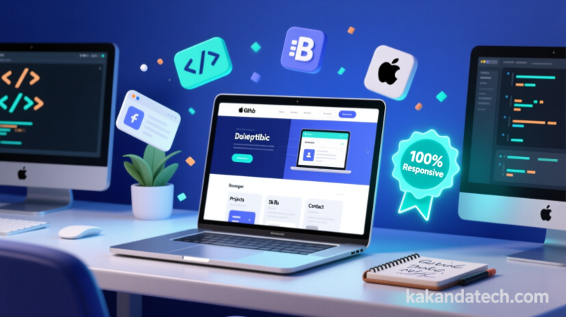 cara membuat portofolio developer yang menarik