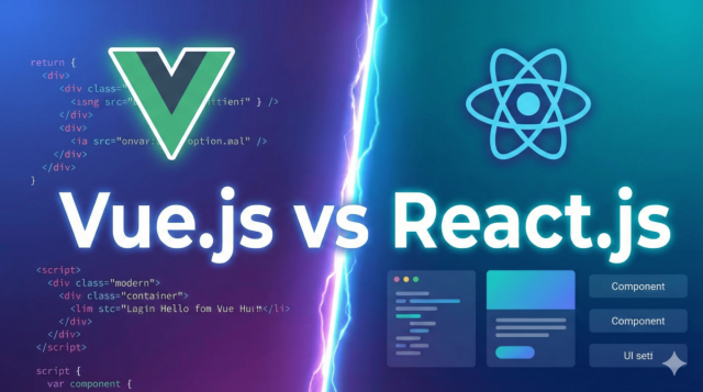 Gambar Artikel React.js Vs Vue.js: Perbandingan Framework JavaScript Frontend