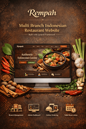 Gambar Artikel Rempah - Multi Branch Indonesian Restaurant Berbasis Website Dengan Laravel